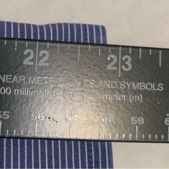 Tommy Hilfiger Lifetime Collar 100’s Two Ply Button Up Shirt - Picture 9 of 10